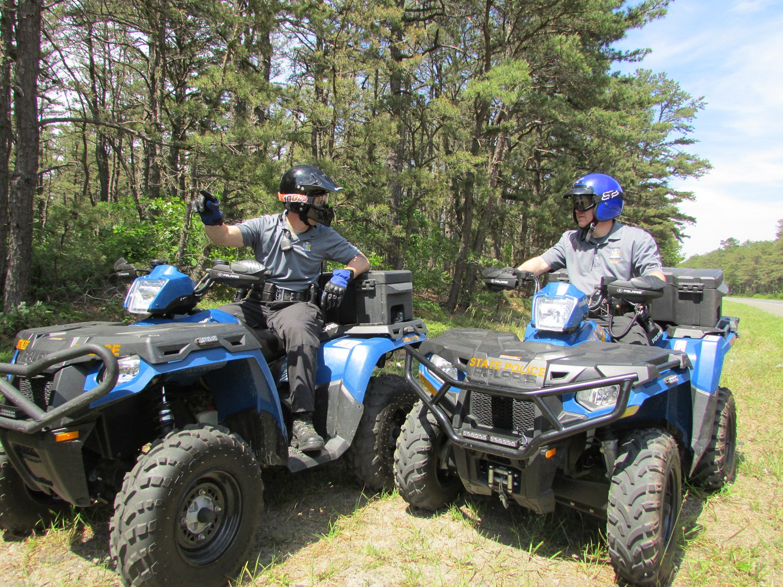 ATV Task force patroling the pine barrens
