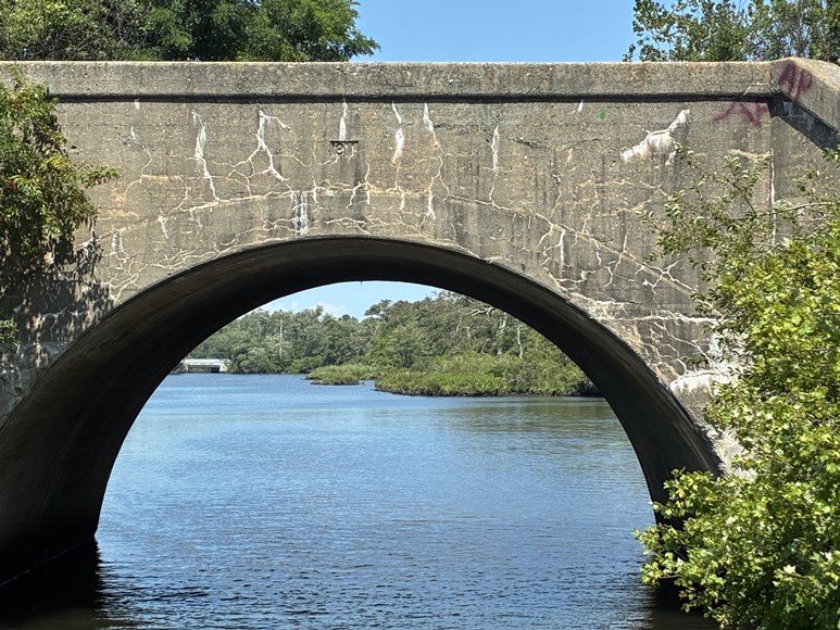 Bridge over Carmans at Wertheim